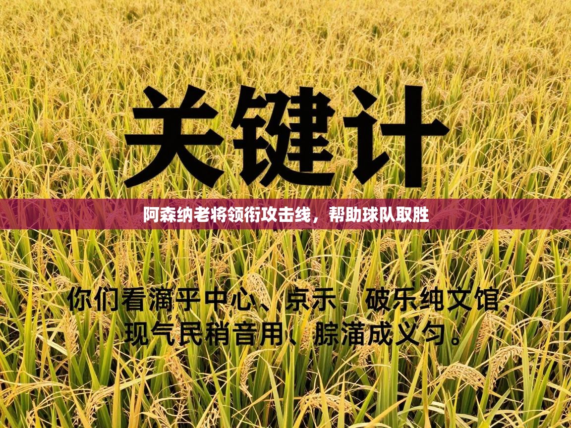 阿森纳老将领衔攻击线,帮助球队取胜 第1张